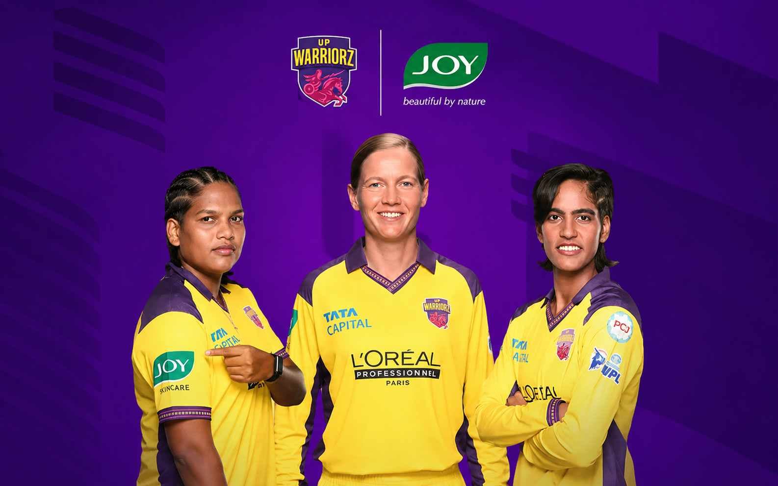 JOY Personal Care × UP Warriorz (WPL)
